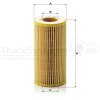 MANN-FILTER Ölfilter HU 719/8 x - HU719/8x für 1371 199