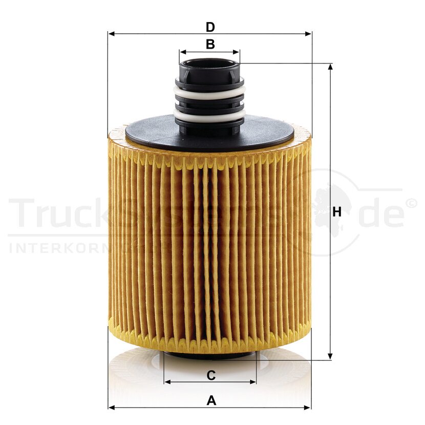 MANN-FILTER Ölfilter HU 8006 z - HU8006z für 68103969AA