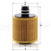 MANN-FILTER Ölfilter HU 8006 z - HU8006z für 68103969AA