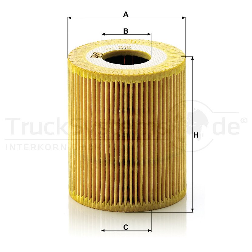 MANN-FILTER Ölfilter HU 818 x - HU818x für 11 42 2 247 392