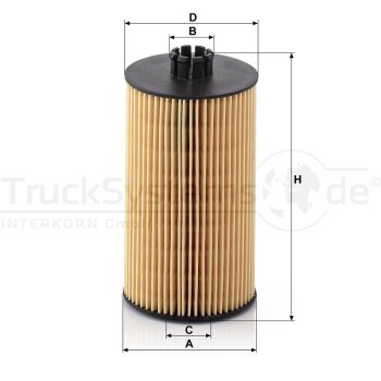 MANN-FILTER Ölfilter HU 931 x - HU931x für...