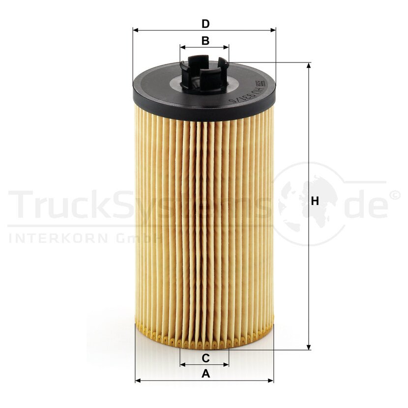 MANN-FILTER Ölfilter HU 931/5 x - HU931/5x für 000 180 16 09