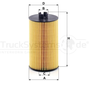 MANN-FILTER Ölfilter HU 931/6 x - HU931/6x für...