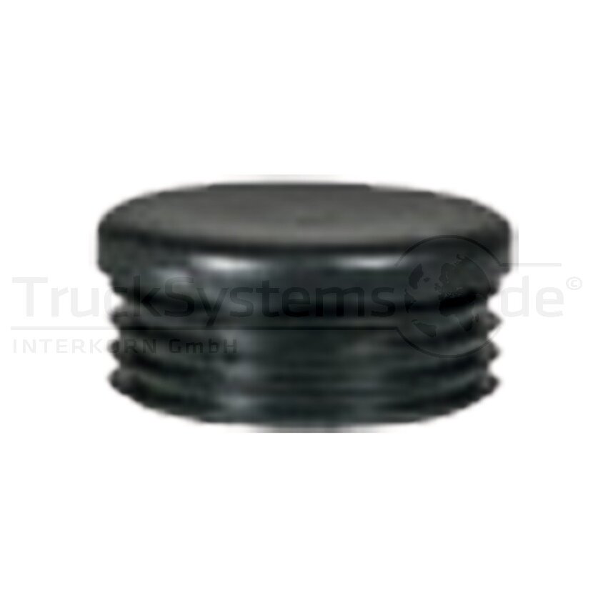 Endkappe für Tragrohr 42 4mm  - GL42/2,5-3,5 schwarz -  - GL422,53,5schwarz