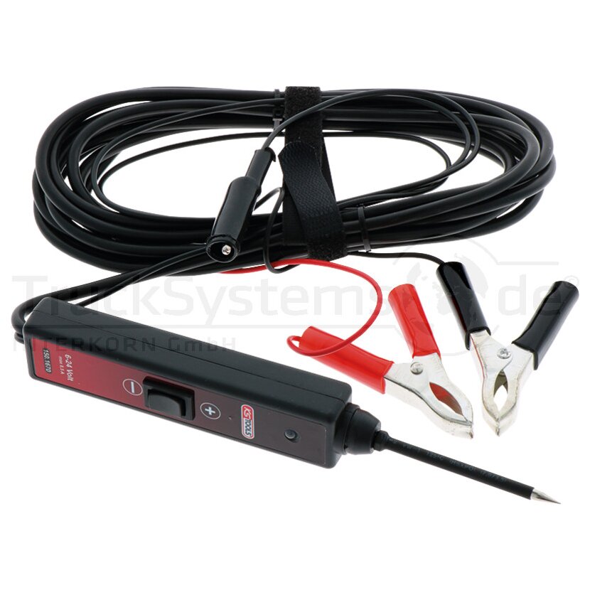 KS TOOLS Funktionsprüflampe 6-24V DC 5m-Kabel  - 150.1670 - 1501670