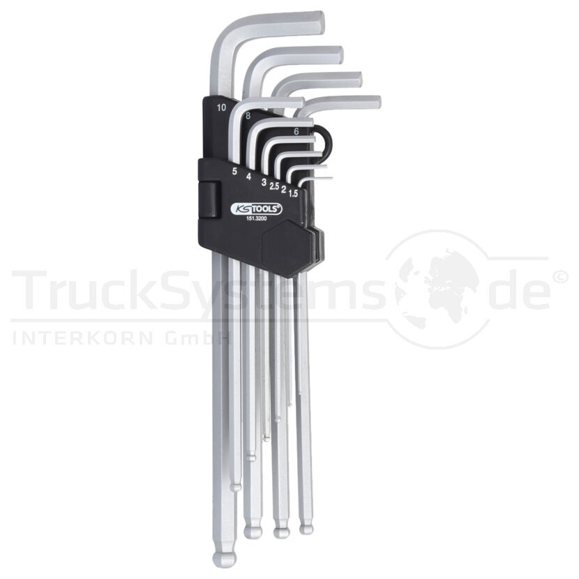 KS TOOLS InnenSK-Winkelstiftschlüssel Satz  - 151.3200 - 1513200