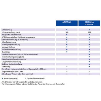 GRAMMER LKW Sitz Fahrersitz Arizona Basic MAN - 1040672 -...