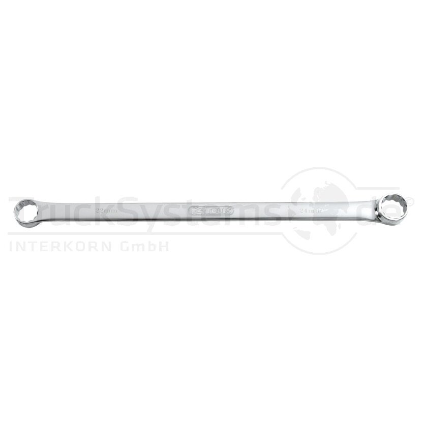 KS TOOLS CHROMEplus Doppelringschl. XL 22 x 24mm  - 518.0828 - 5180828