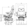 GRAMMER Traktor Sitz Maximo Evolution Dynamic - 1153460 - MSG 95EL/741