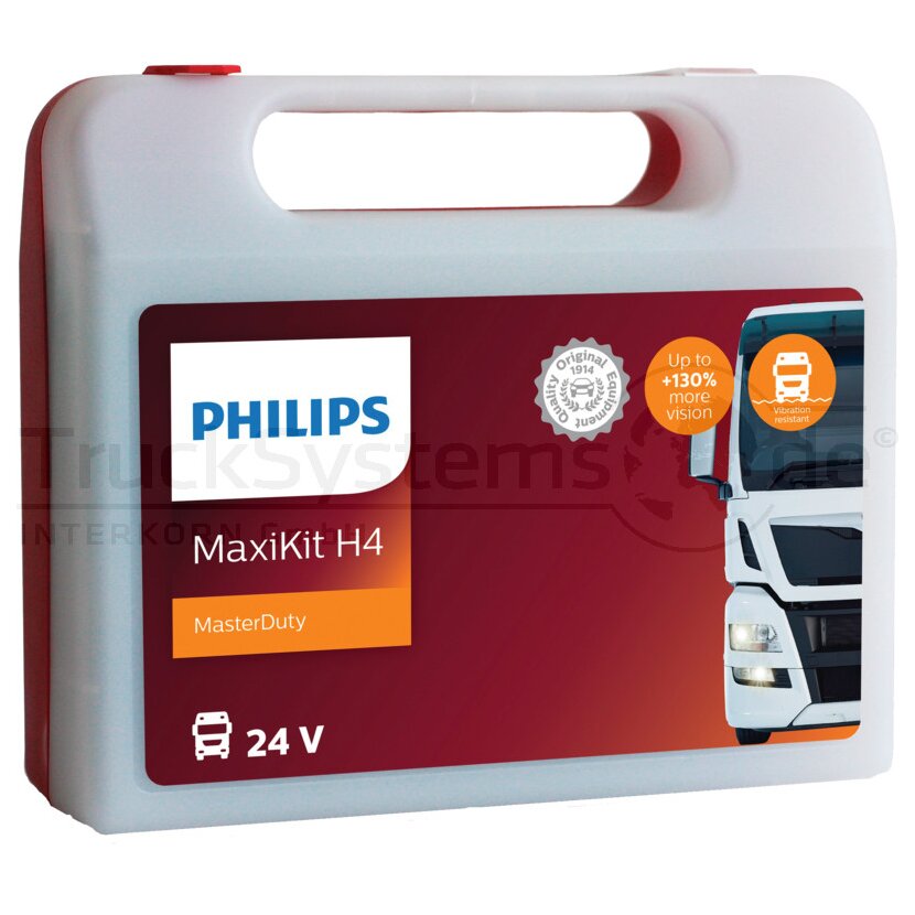 PHILIPS Glühlampensortiment MaxiKit 24 V / H4  - 55559LKMDKM
