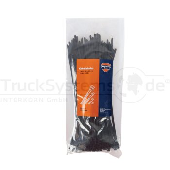 Kabelbinder 250x4 8 VE100   - K-250S-B - 4251116604187 -...