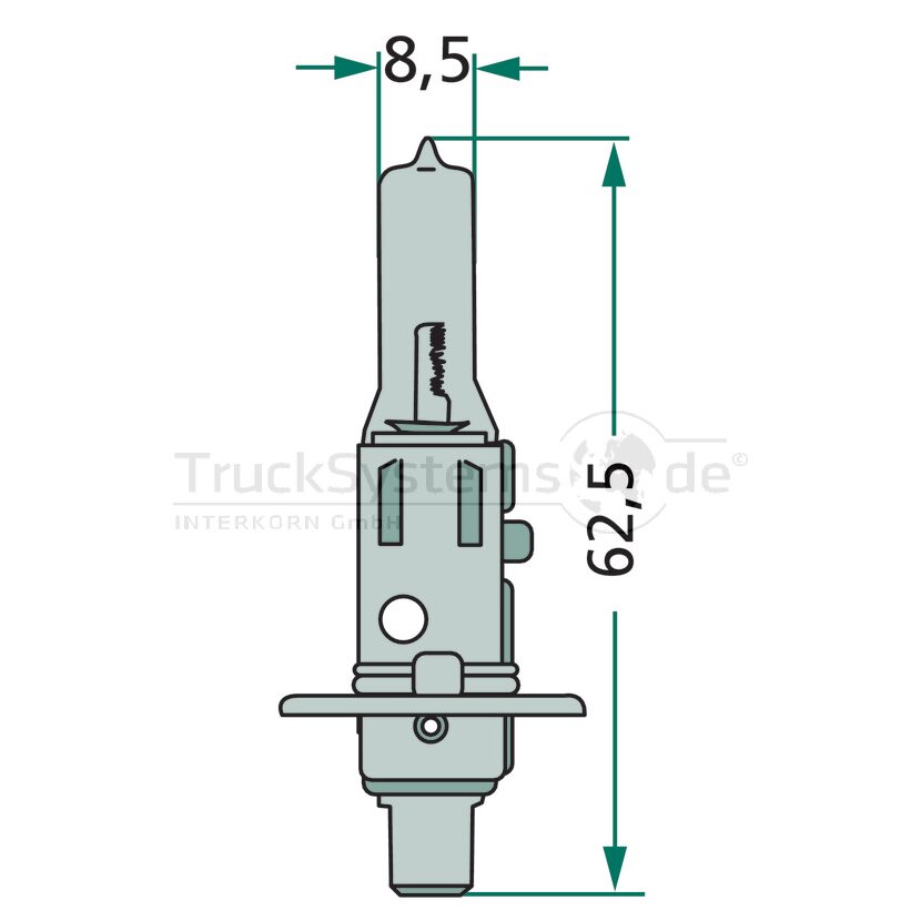 Halogenlampe H1 24V   - 13258MABC1 - 89901092