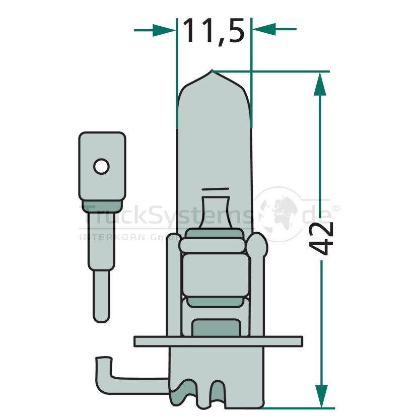 Halogenlampe H3 12 Volt   - 47712V55WH3 - 89901094