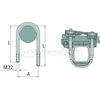 Federbride M22x262(240)x150 R90/ R48  - 2007016807126 -...