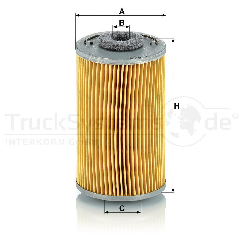 MANN-FILTER Kraftstofffilter P 707 - P707 für 0548257