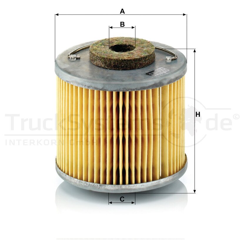 MANN-FILTER Kraftstofffilter P 715 - P715 für 128 9052