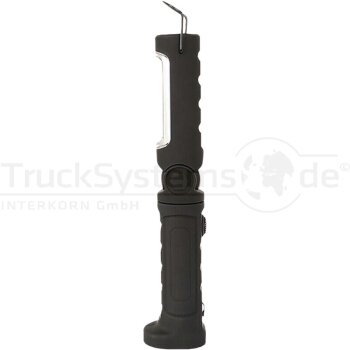 LED Akku Arbeitslampe schwarz 18+5 LEDs  - PL-023.2...