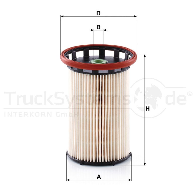 MANN-FILTER Kraftstofffilter PU 8008/1 - PU8008/1 für 7N0 127 177