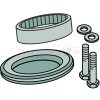 RINGFEDER Nasenscheibe Typ: 4040 A/B/ 14 991 264  - 14991264 - 14 991 264