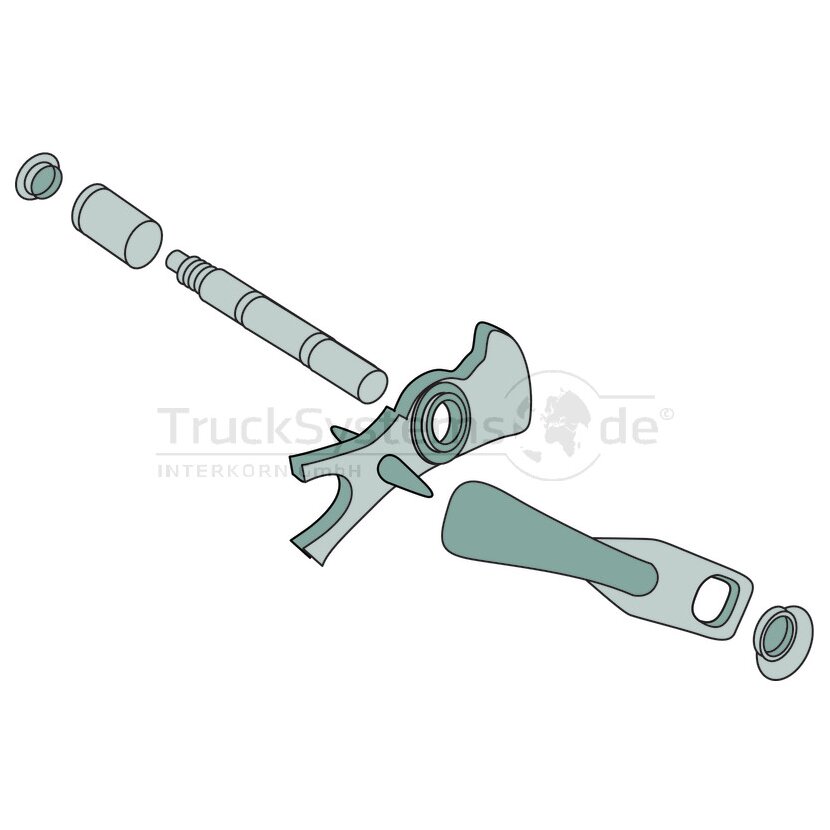 RINGFEDER Hand-/Sperrhebel Ausführung A  - 14991272 - 14 991 272