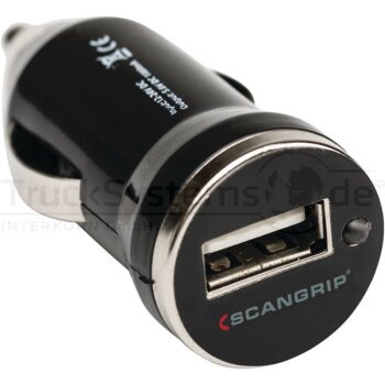 SCANGRIP USB Adapter 12-24V für Zigarettenanz.  -...