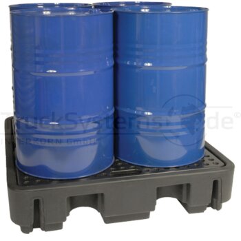 JONESCO Auffangwanne für 4 Fässer (200 l)  -...