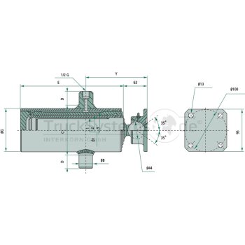 CHAPEL Kippzylinder 5-stufig für DSK  - 3585PN