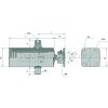 CHAPEL Kippzylinder 5-stufig für DSK  - 3585PN
