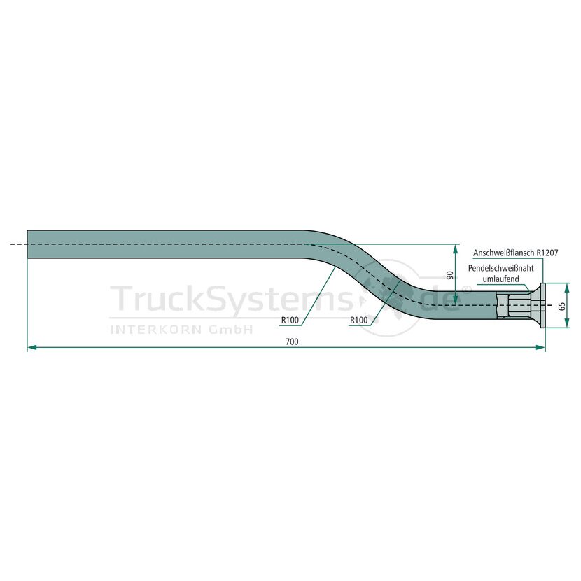 Tragrohr  - 1207/700/VZ -  - 1207700VZ