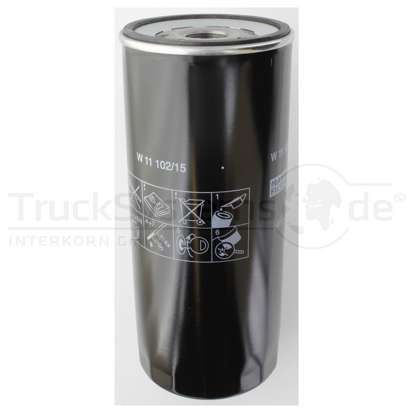 MANN-FILTER Ölfilter W 11 102/15 - W11102/15 für 117 3765