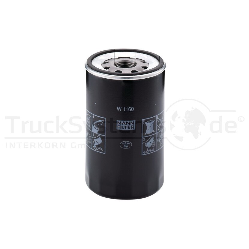 MANN-FILTER Ölfilter W 1160 - W1160 für 51.05501-7160