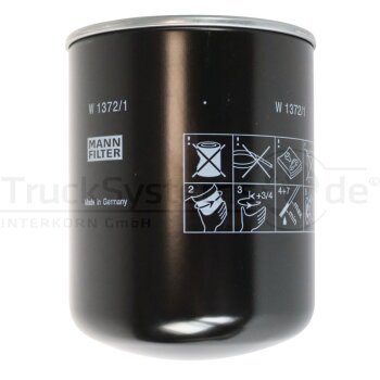 MANN-FILTER Filter, Arbeitshydraulik W 1372/1 - W1372/1...