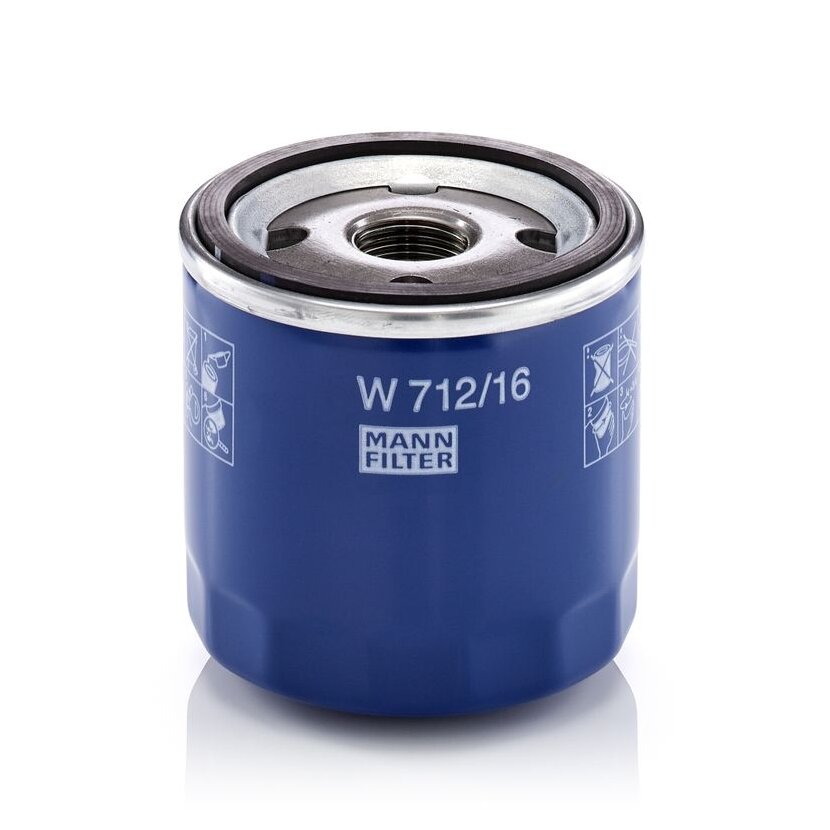 MANN-FILTER Ölfilter W 712/16 - W712/16 für 46808398