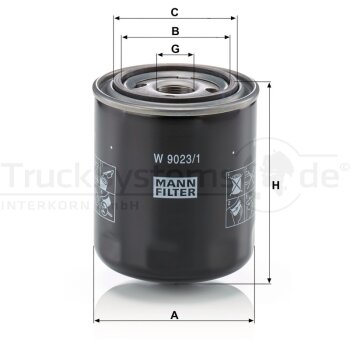 MANN-FILTER Hydraulikfilter, Automatikgetriebe W 9023/1 -...