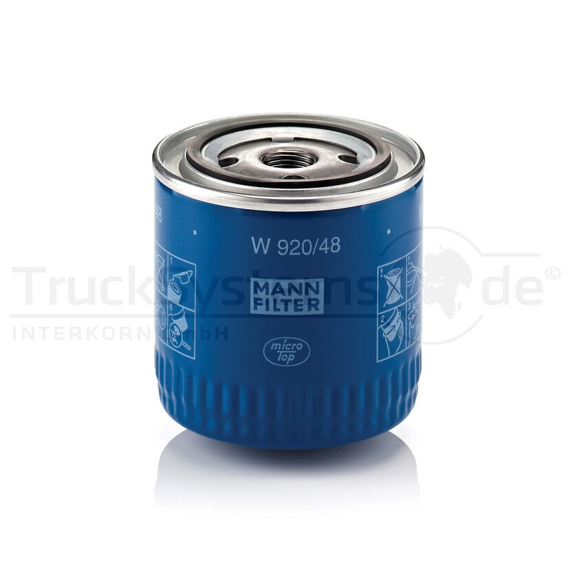 MANN-FILTER Ölfilter W 920/48 - W920/48 für 116090603000