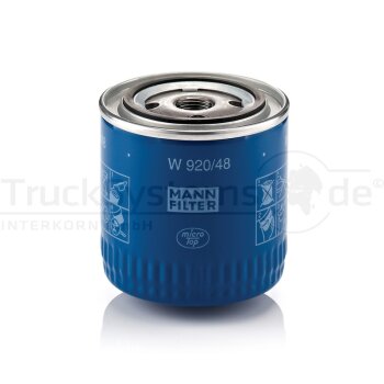 MANN-FILTER Ölfilter W 920/48 - W920/48 für...