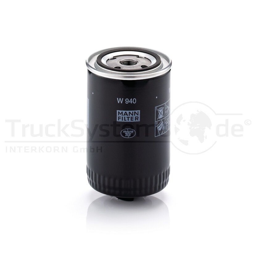 MANN-FILTER Ölfilter MANN W 940 (10) Durchmesser93mm H: 142mm - W940