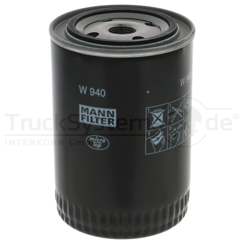 MANN-FILTER Ölfilter MANN W 940 (10) Durchmesser93mm H: 142mm - W940