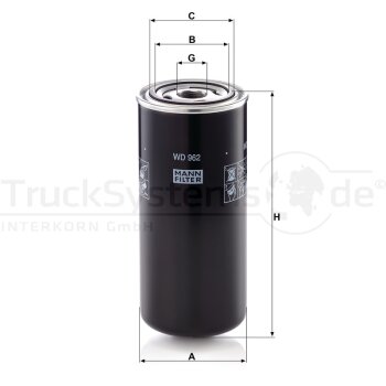 MANN-FILTER Ölfilter WD 962 - WD962 für 2979...