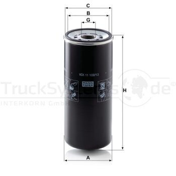 MANN-FILTER Kraftstofffilter WDK 11 102/13 - WDK11102/13...