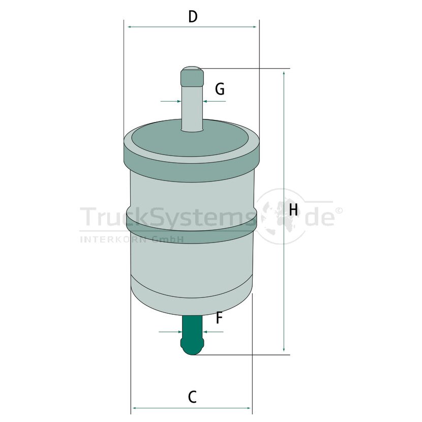 MANN-FILTER Kraftstofffilter WK 32/7 - WK32/7 für GFE8177