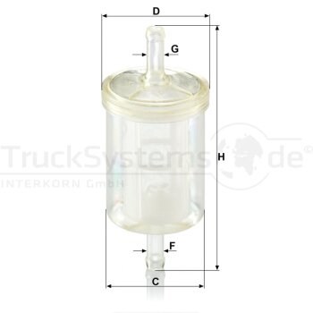 MANN-FILTER Kraftstofffilter WK 43/13 (10) - WK43/13(10)...