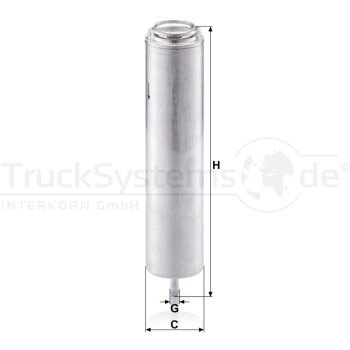 MANN-FILTER Kraftstofffilter WK 5002 x - WK5002x für...