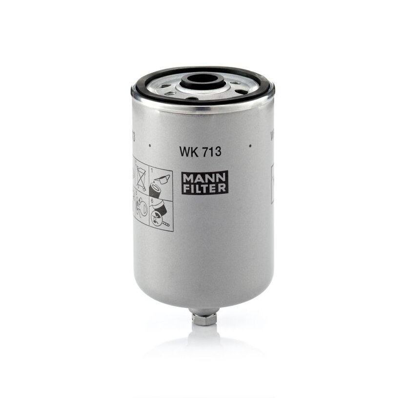 MANN-FILTER Kraftstofffilter WK 713 - WK713 für 31261191