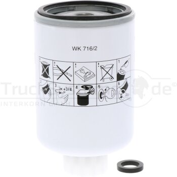 MANN-FILTER Kraftstofffilter WK 716/2 x - WK716/2x...