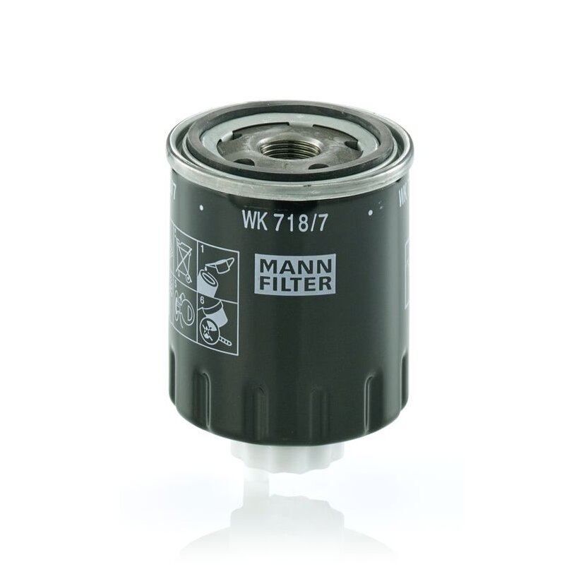 MANN-FILTER Kraftstofffilter WK 718/7 - WK718/7 für 11346800