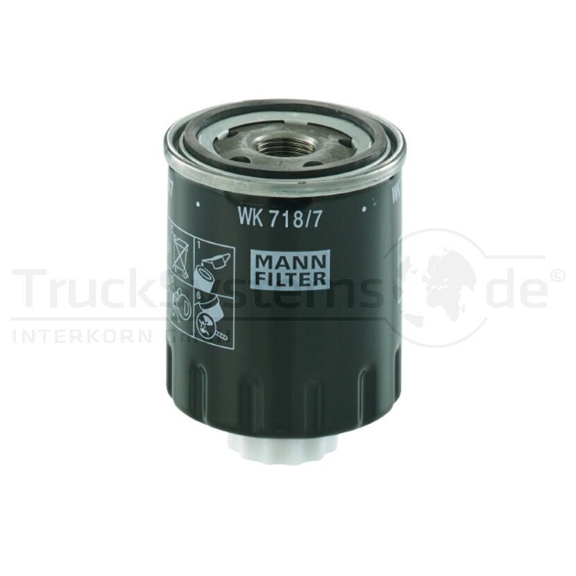 MANN-FILTER Kraftstofffilter WK 718/7 - WK718/7 für 11346800