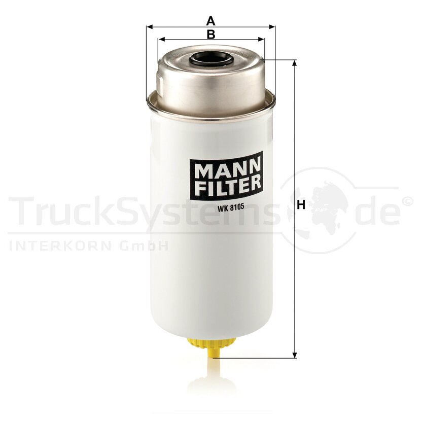 MANN-FILTER Kraftstofffilter WK 8105 - WK8105 für 1709 059
