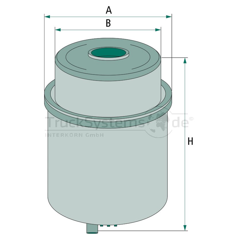 MANN-FILTER Kraftstofffilter WK 8163 - WK8163 für 8368 67595
