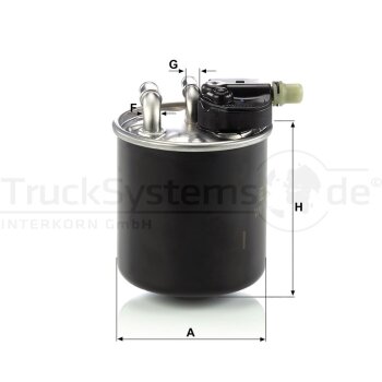 MANN-FILTER Kraftstofffilter WK 820/14 - WK820/14...